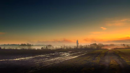 nature Muddy Field HD Desktop Wallpaper | Background Image