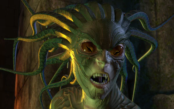 fantasy medusa HD Desktop Wallpaper | Background Image