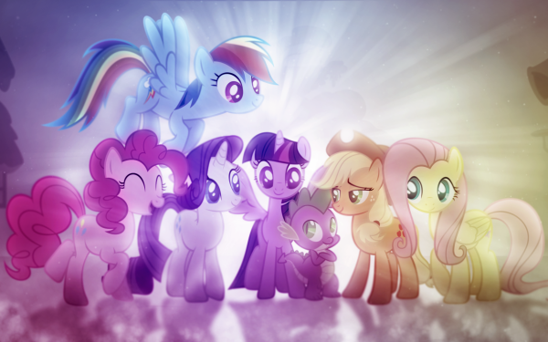 Fernsehserien My Little Pony – Freundschaft ist Magie My Little Pony Twilight Sparkle Applejack Fluttershy Rarity Pinkie Pie Rainbow Dash Spike Pony Drachen Pegasus Einhorn HD Wallpaper | Hintergrund