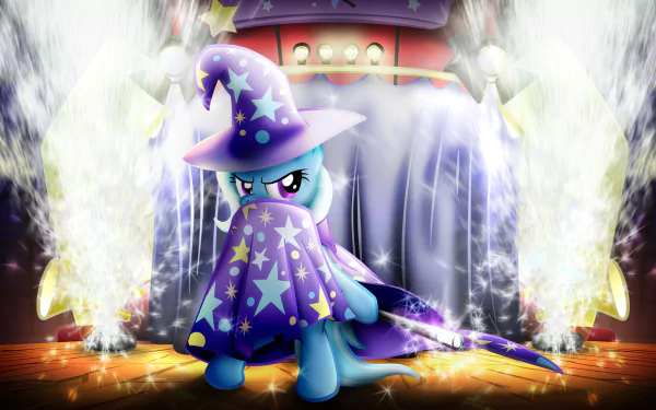 My Little Pony Trixie (My Little Pony) TV Show My Little Pony: Friendship Is Magic HD Desktop Wallpaper | Background Image