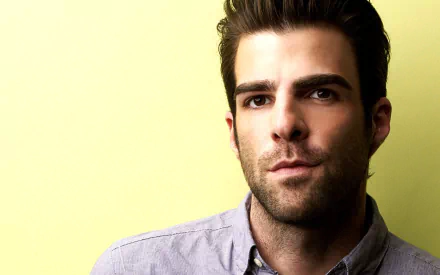 American actor Celebrity Zachary Quinto HD Desktop Wallpaper | Background Image