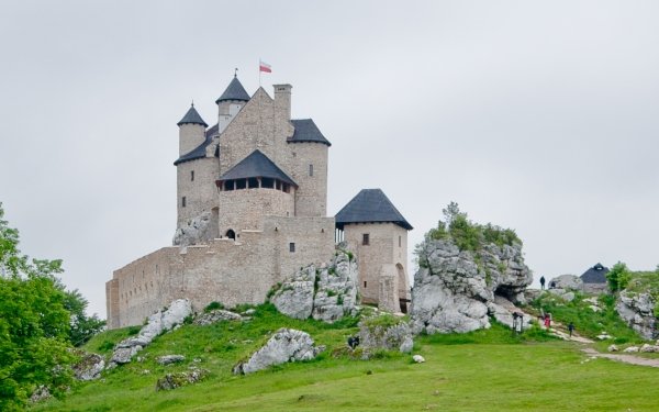 Man Made Bobolice Castle Castles Poland HD Wallpaper | Background Image