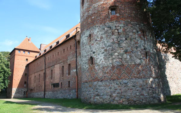 man made Bytów Castle HD Desktop Wallpaper | Background Image