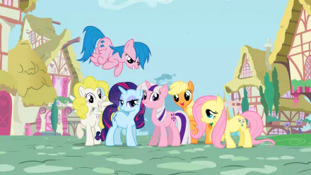 Surprise (My Little Pony) Sparkler (My Little Pony) Posey (My Little Pony) Twilight (My Little Pony) Firefly (My Little Pony) Applejack (My Little Pony) TV Show My Little Pony: Friendship Is Magic HD Desktop Wallpaper | Background Image