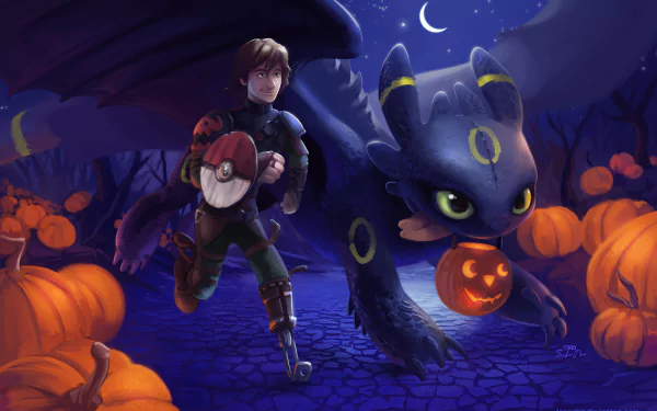 Toothless (How to Train Your Dragon) Hiccup (How to Train Your Dragon) movie collage HD Desktop Wallpaper | Background Image