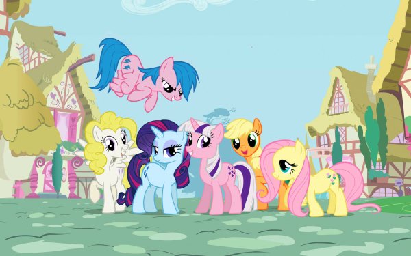 TV Show My Little Pony: Friendship is Magic My Little Pony Applejack Firefly Twilight Posey Sparkler Surprise HD Wallpaper | Background Image