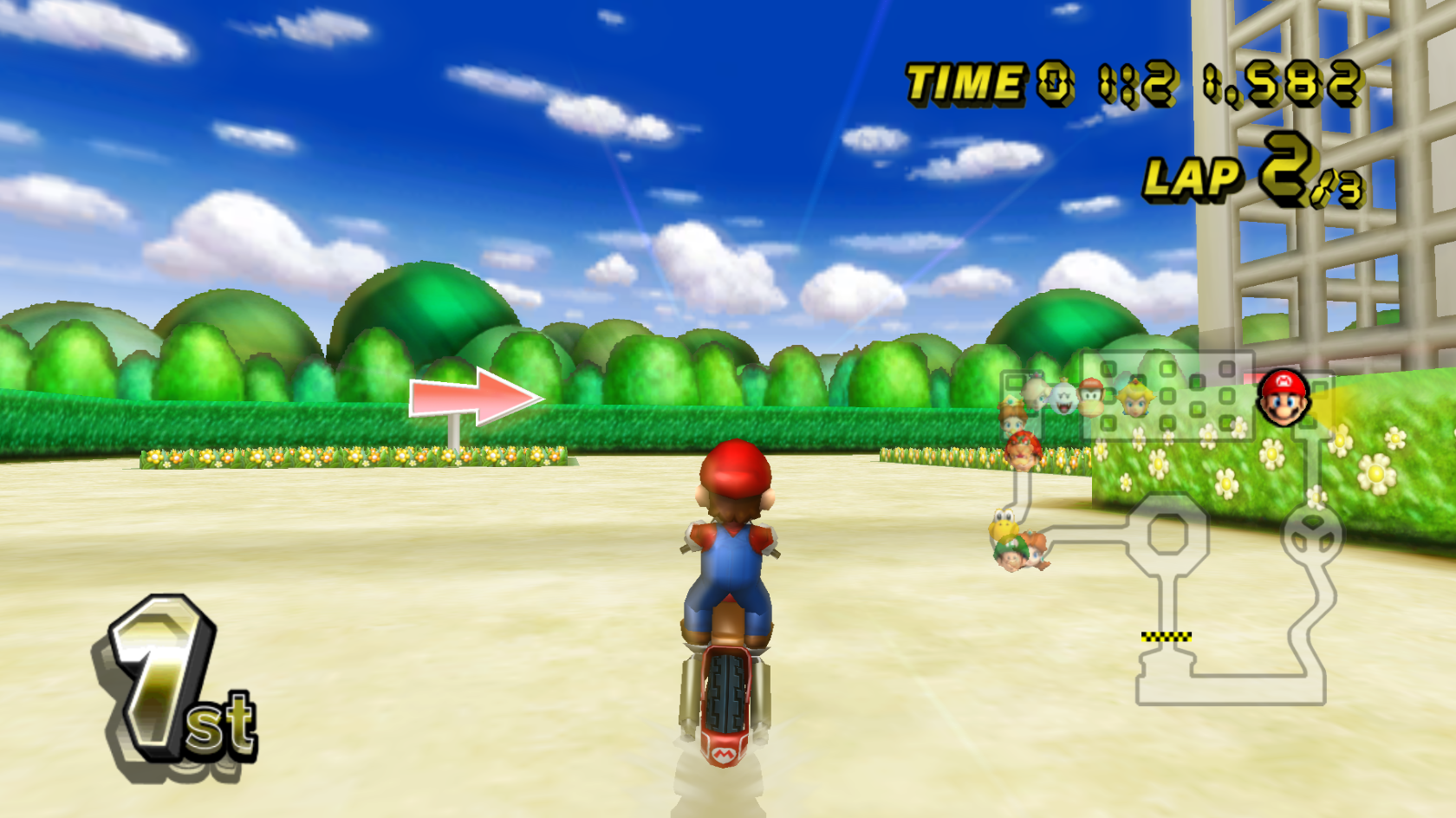 Download Video Game Mario Kart Wii Wallpaper
