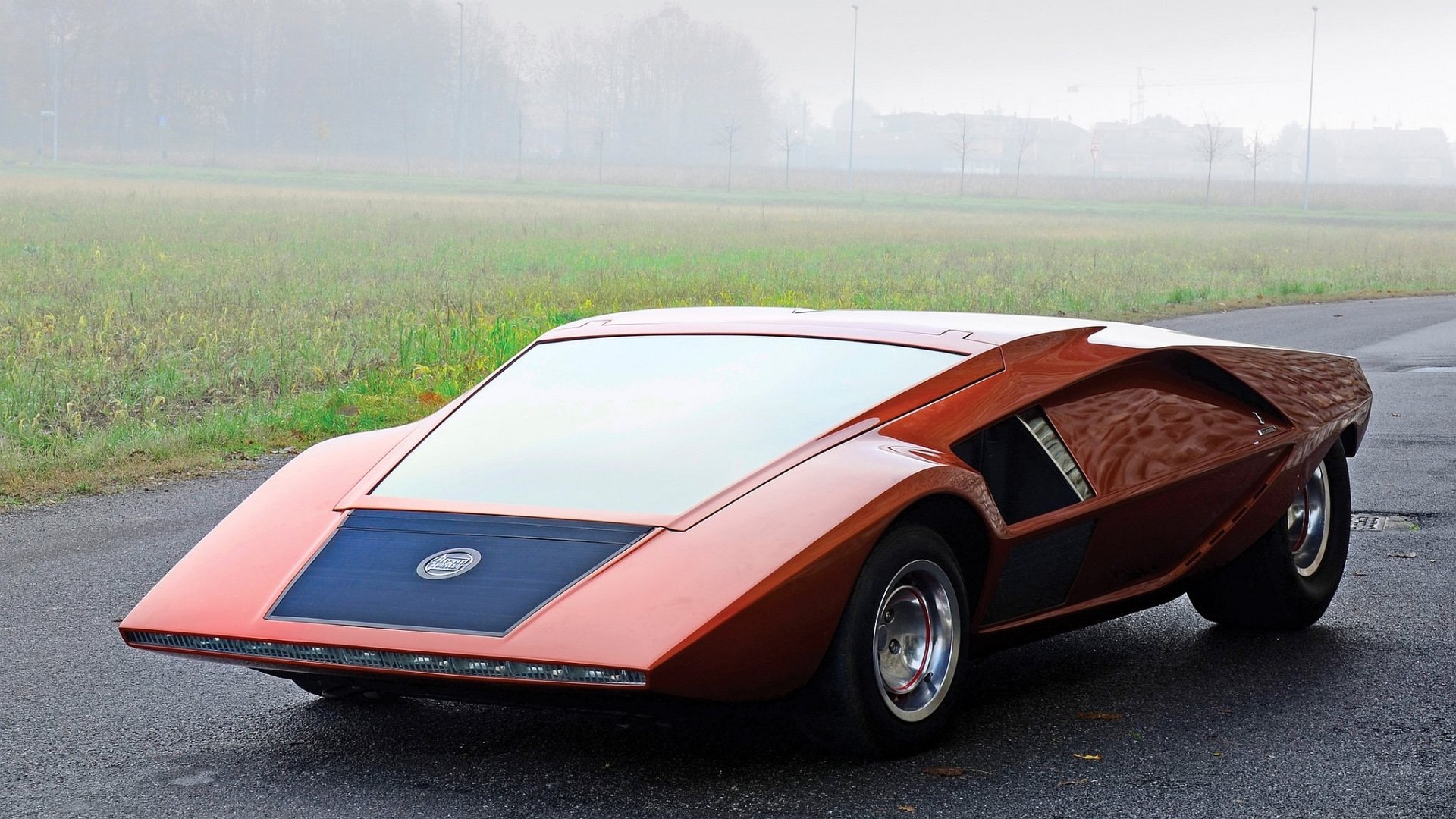 Download Vehicle Lancia Stratos Zero HD Wallpaper