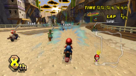 video game Mario Kart Wii HD Desktop Wallpaper | Background Image