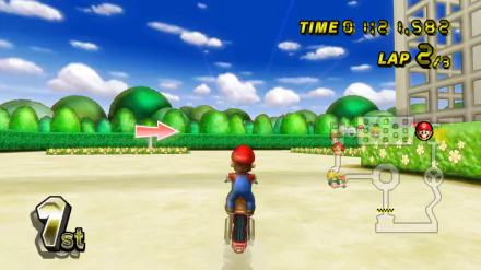 video game Mario Kart Wii HD Desktop Wallpaper | Background Image