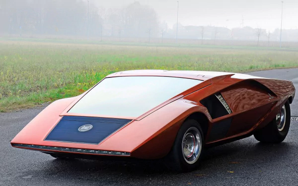 vehicle Lancia Stratos Zero HD Desktop Wallpaper | Background Image
