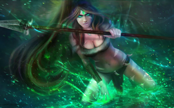 Nidalee (League Of Legends) video game League Of Legends HD Desktop Wallpaper | Background Image