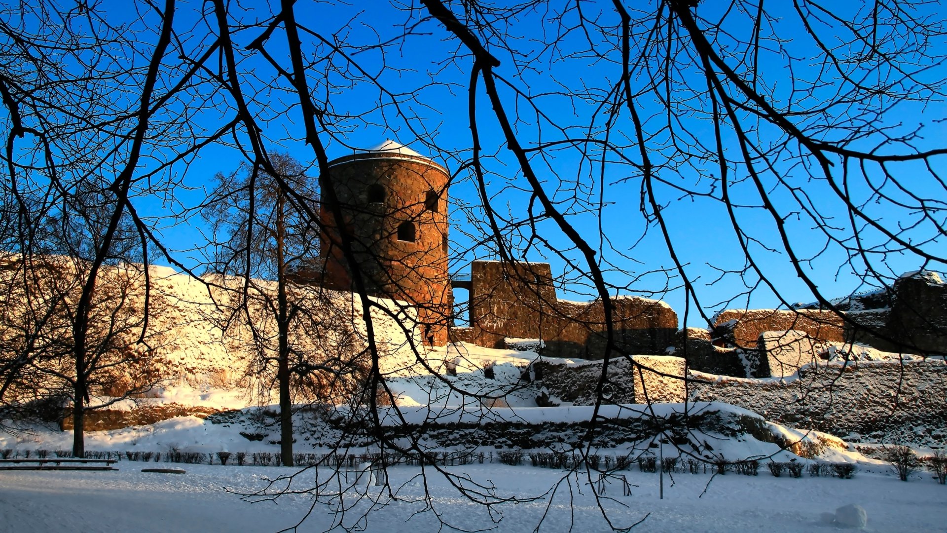 Download Man Made Bohus Fortress HD Wallpaper