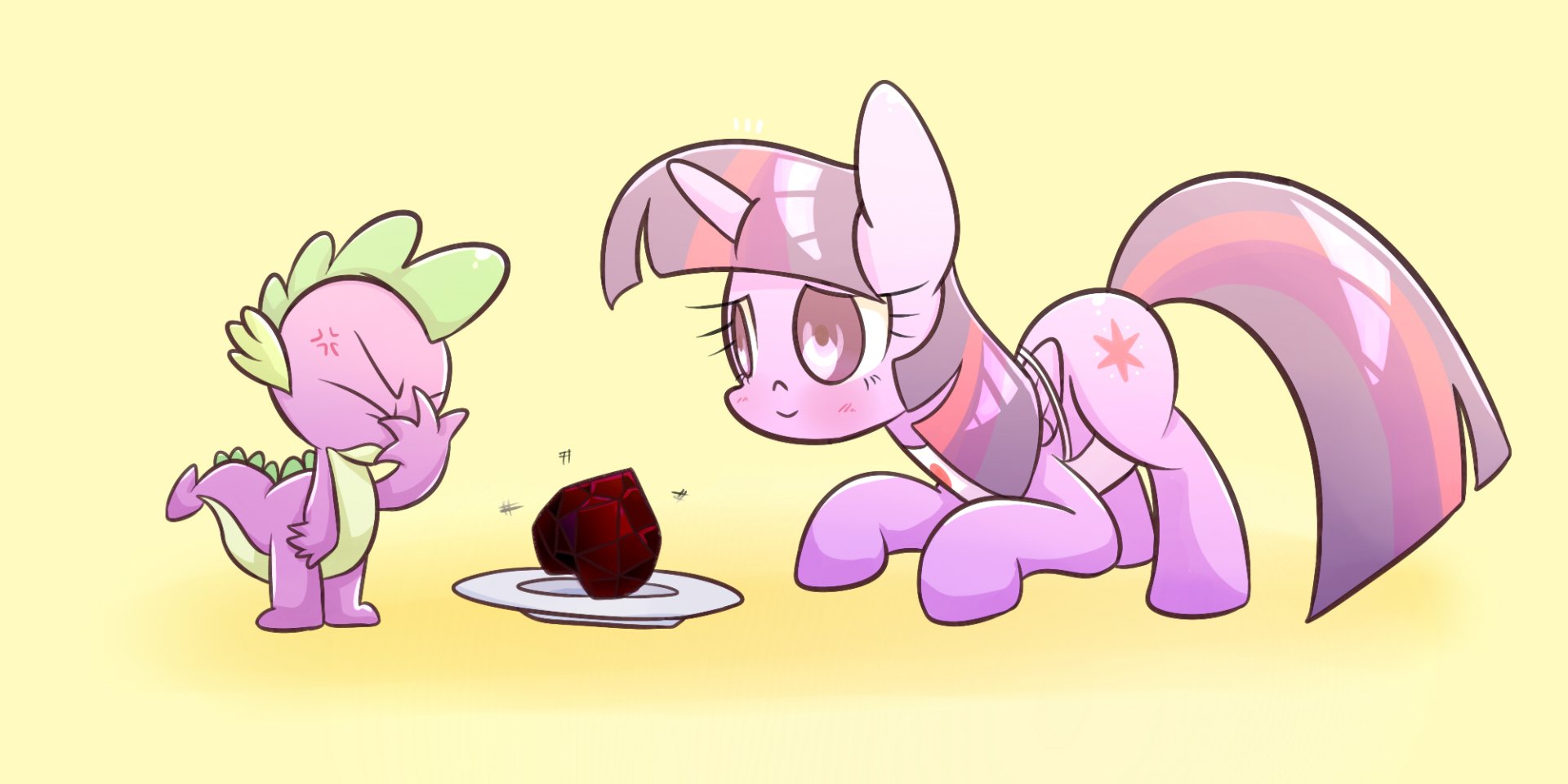 Download Spike (My Little Pony) Twilight Sparkle TV Show My Little Pony: Friendship Is Magic Wallpaper by joycall3