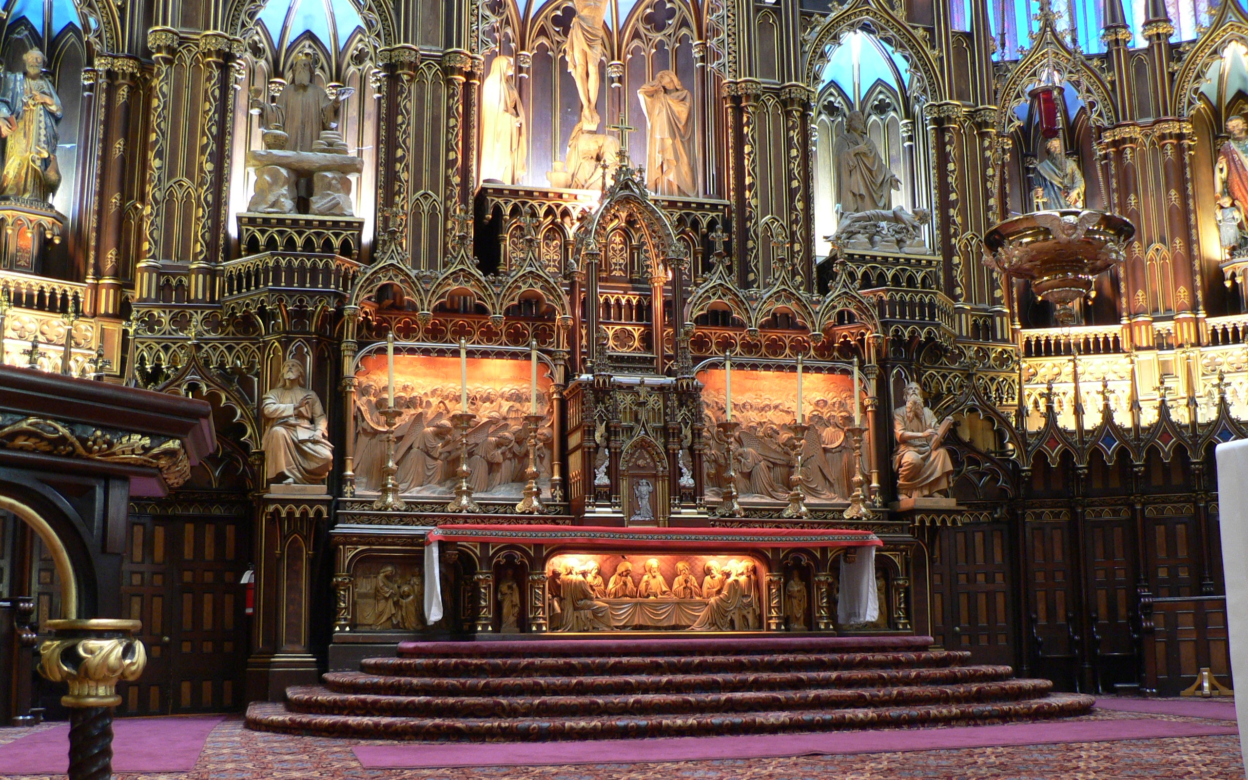 Religious Notre-Dame Basilica of Montreal HD Wallpaper | Background Image
