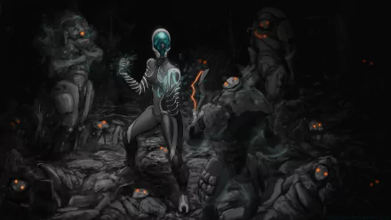 video game Warframe HD Desktop Wallpaper | Background Image
