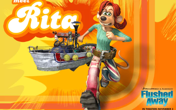 movie Flushed Away HD Desktop Wallpaper | Background Image