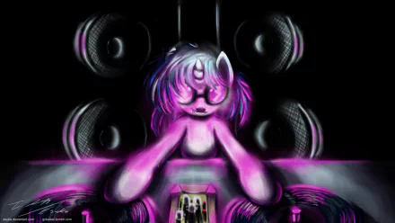 DJ Pon-3 TV Show My Little Pony: Friendship Is Magic HD Desktop Wallpaper | Background Image
