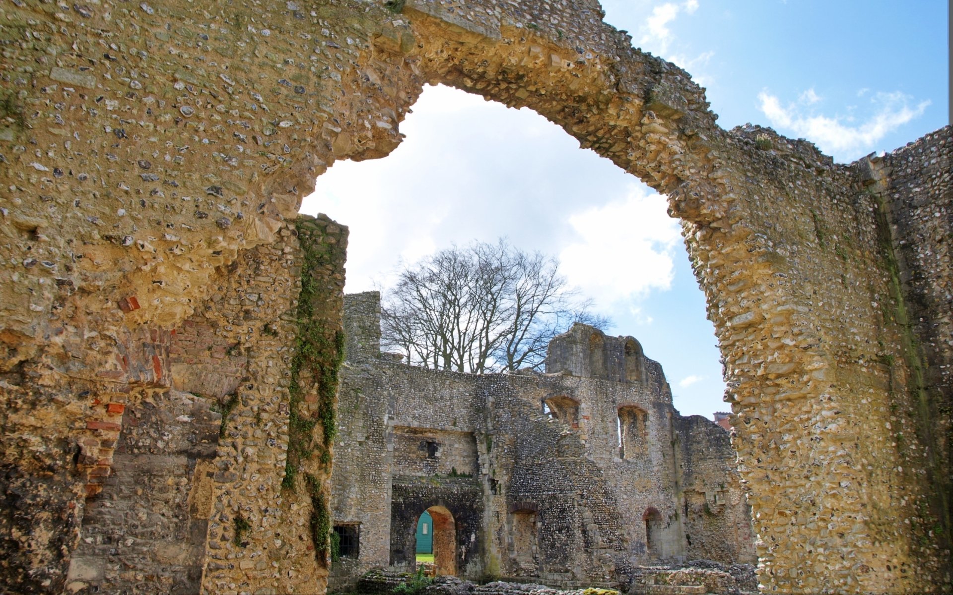 Download Man Made Wolvesey Castle HD Wallpaper
