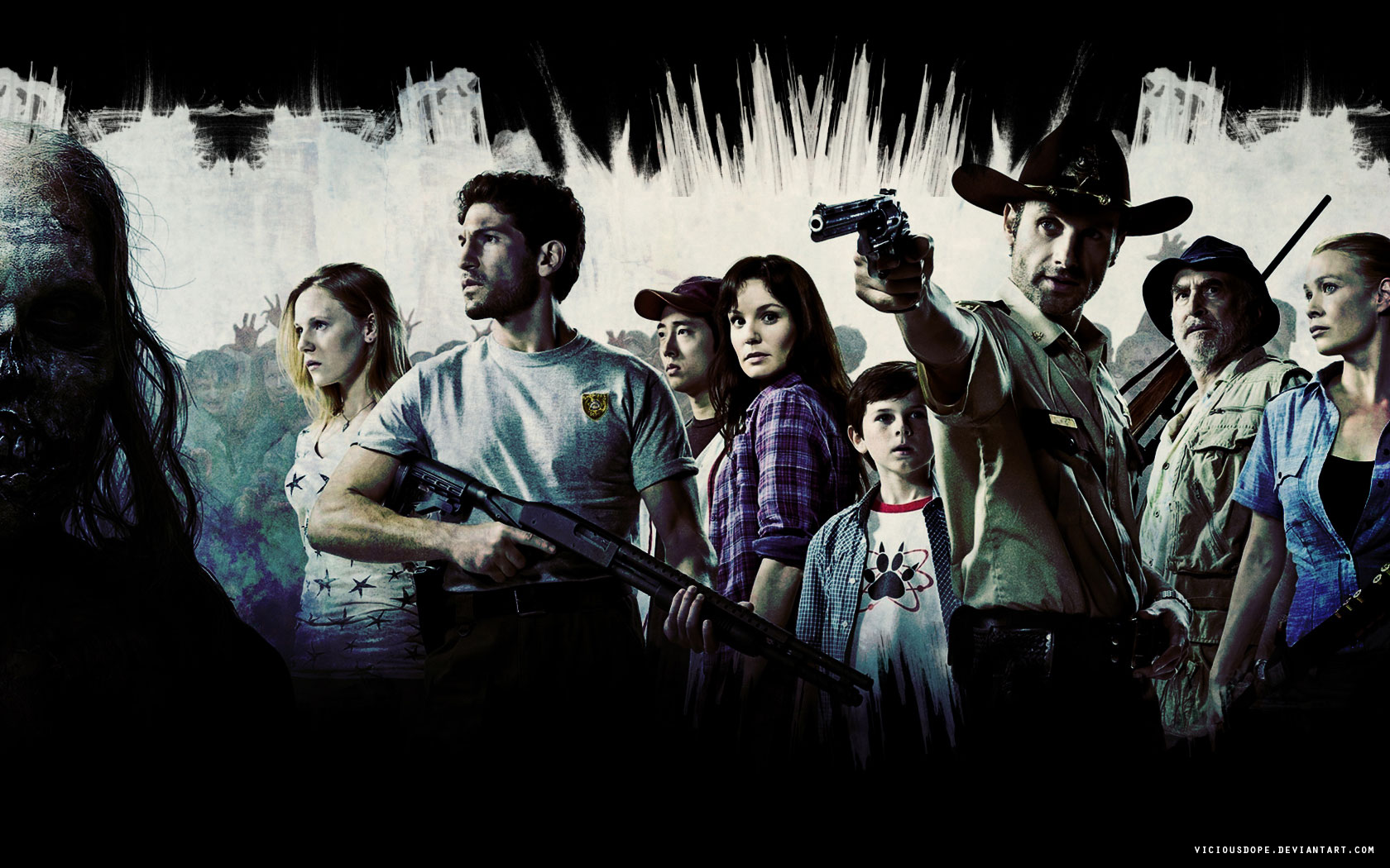 TV Show The Walking Dead Wallpaper by viciousdope