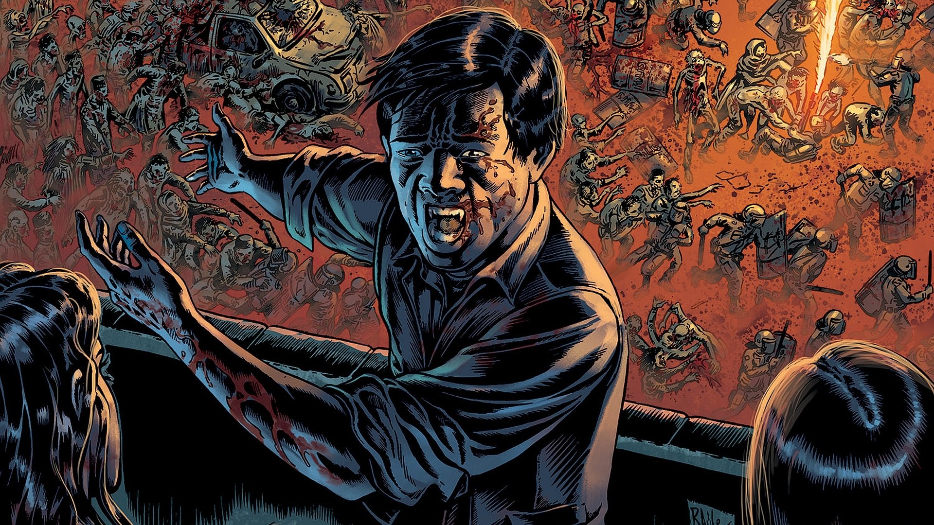 Download Comic Extinction Parade HD Wallpaper by Raulo Cáceres