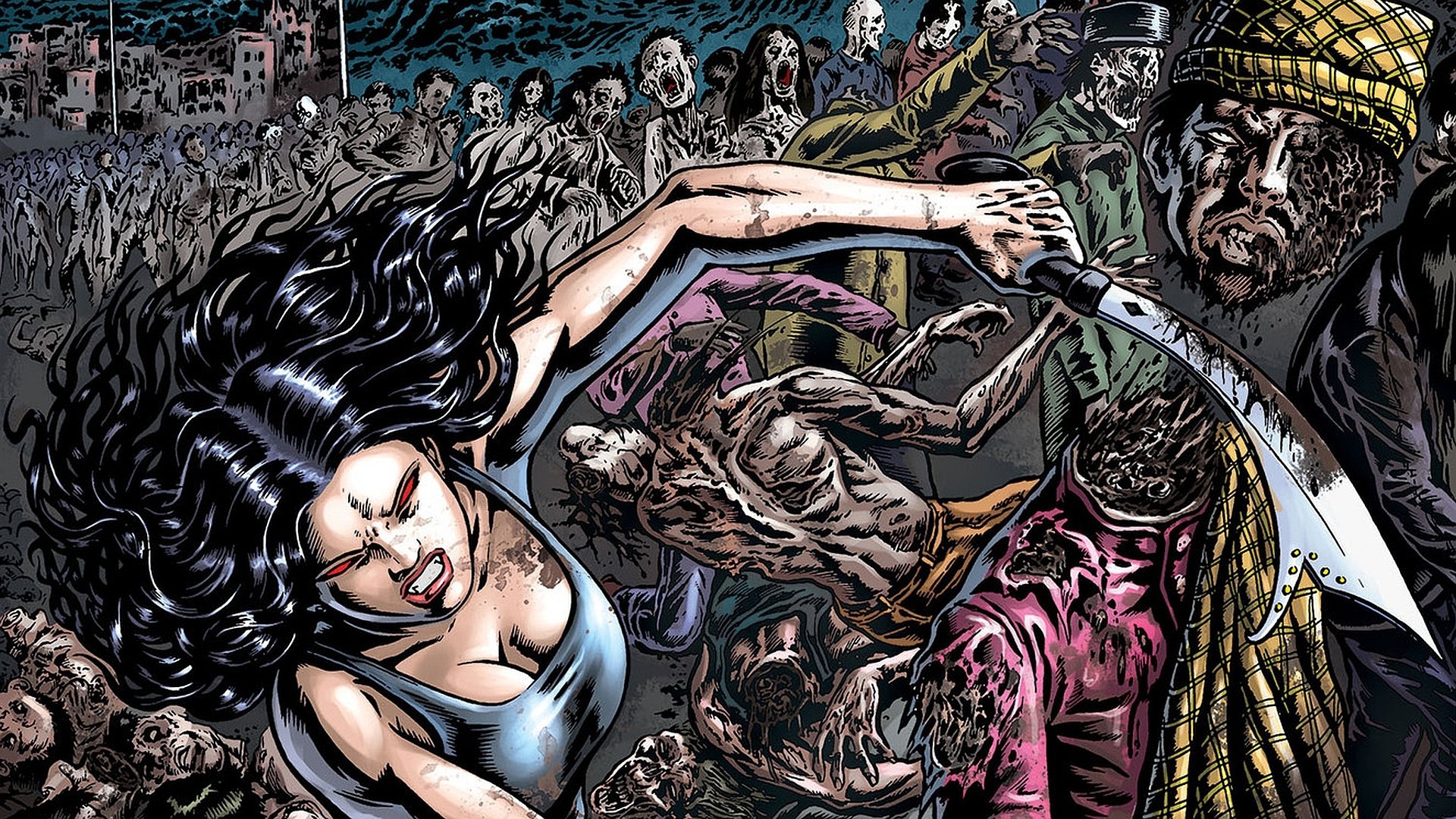 Download Comic Extinction Parade HD Wallpaper by Raulo Cáceres