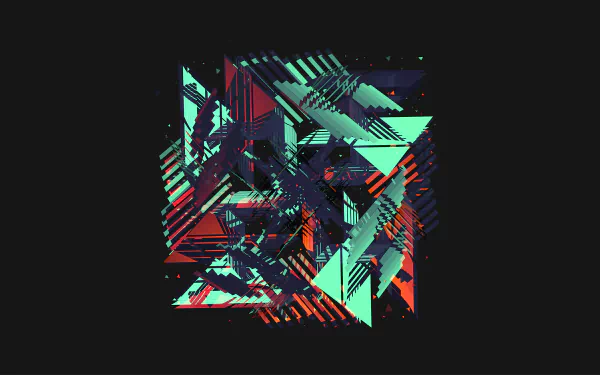 glitch art Abstract facets HD Desktop Wallpaper | Background Image