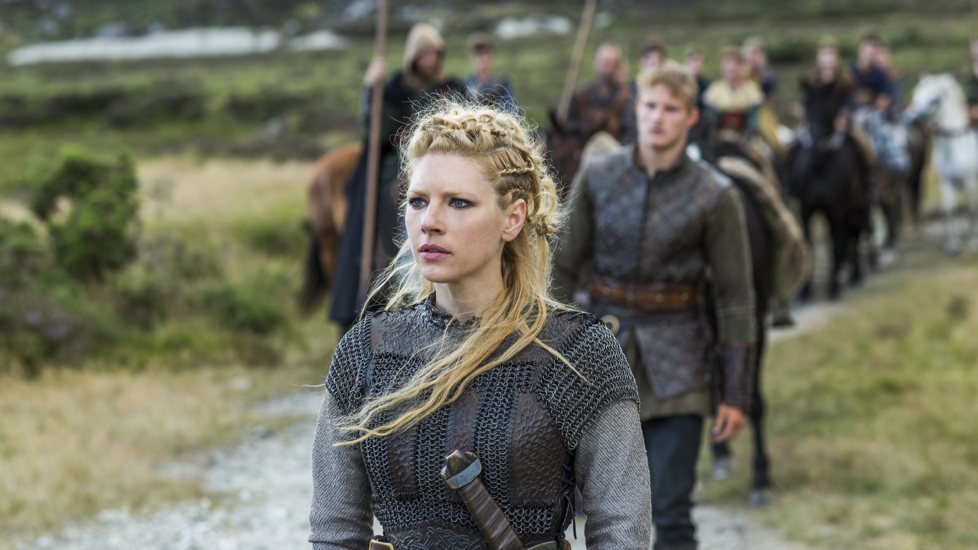 Download Vikings (2013) Lagertha (Vikings) Katheryn Winnick TV Show 4k Ultra HD Wallpaper