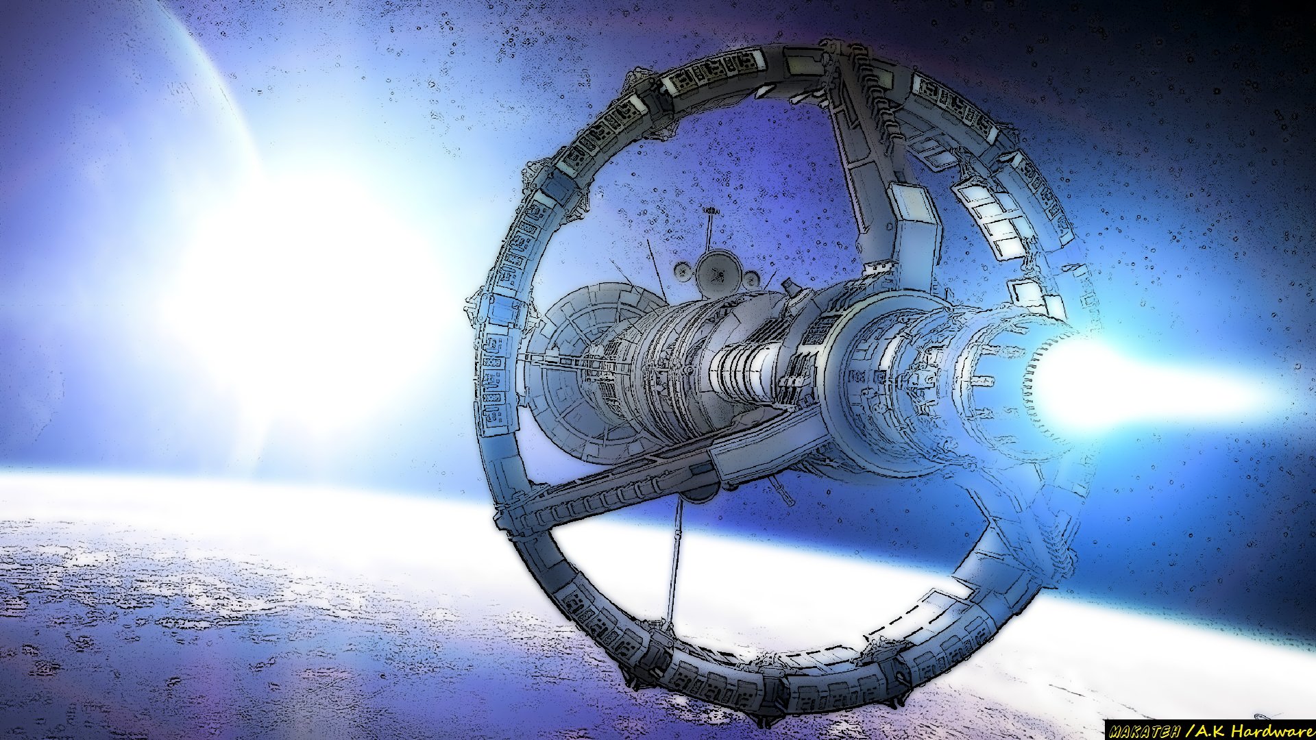 Spaceship 2 by makateh