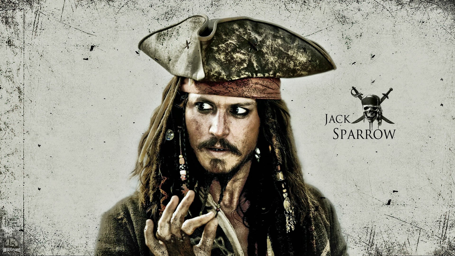 海盗船长-杰克斯派洛-欧莱凯设计网