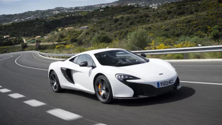 white car supercar car McLaren vehicle McLaren 650S HD Desktop Wallpaper | Background Image