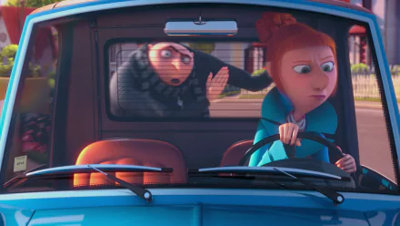 Lucy (Despicable Me) Gru (Despicable Me) movie Despicable Me 2 HD Desktop Wallpaper | Background Image