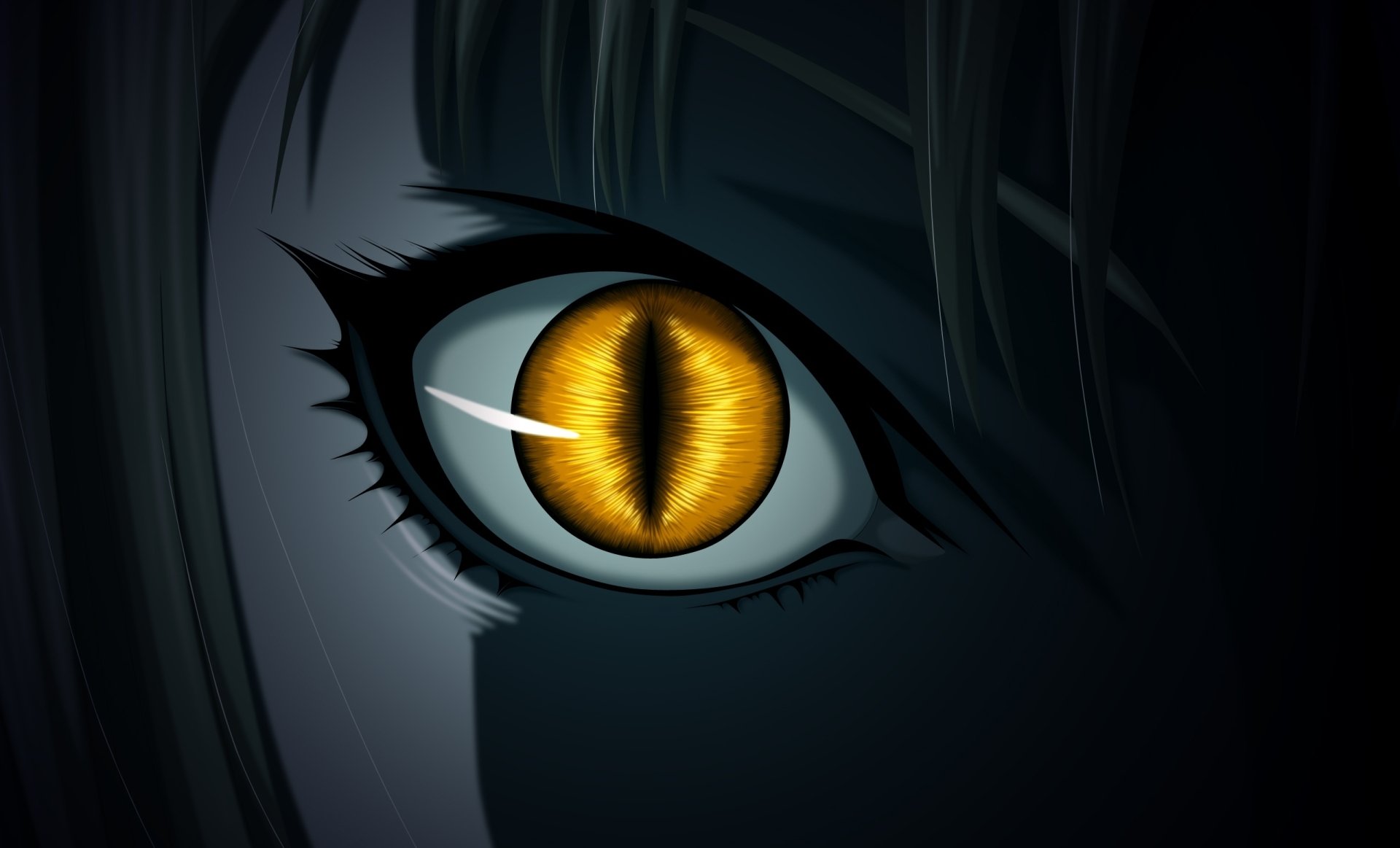 yellow eye wallpaper