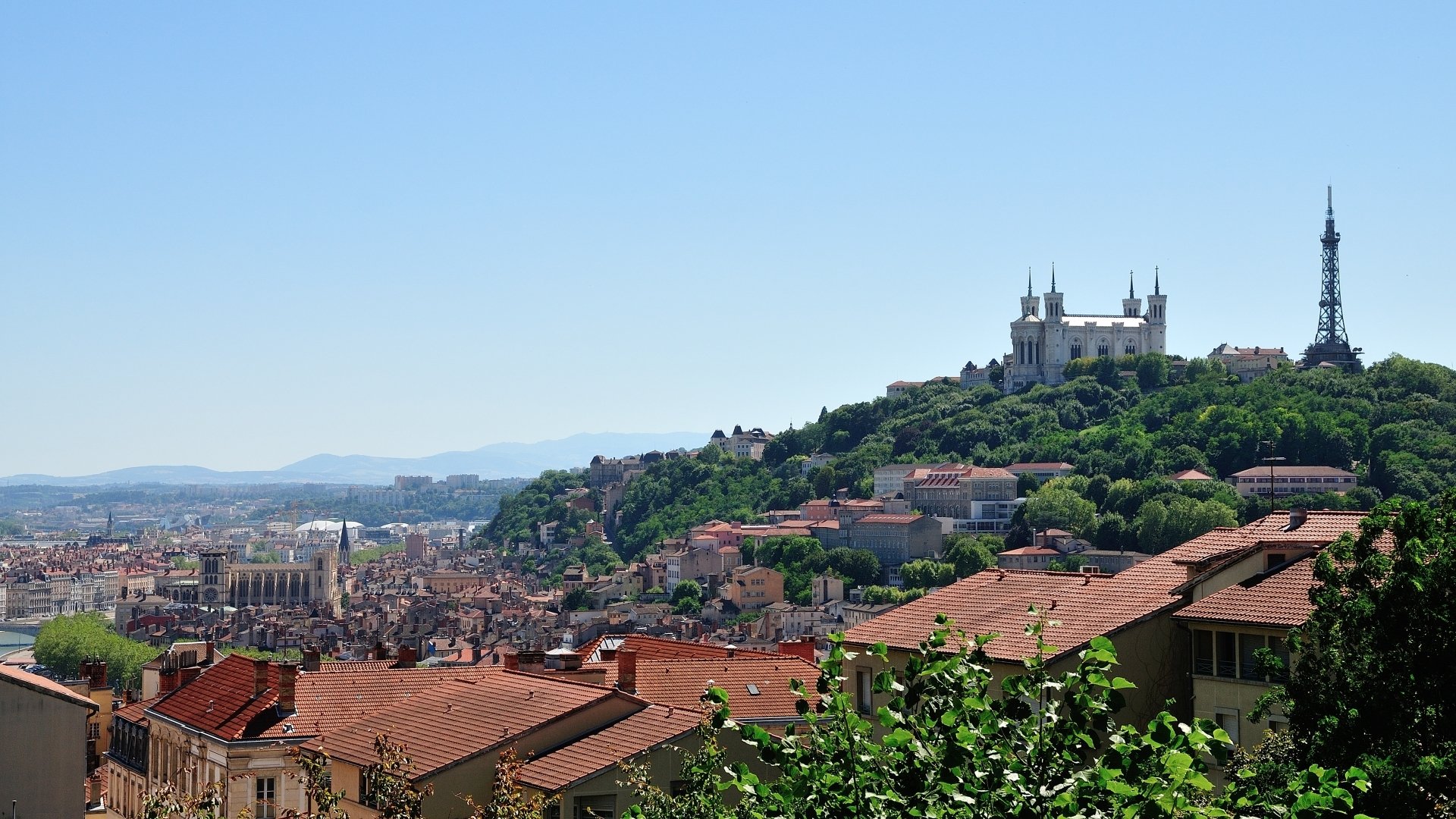 Download Religious Basilica Of Notre-Dame De Fourvière HD Wallpaper