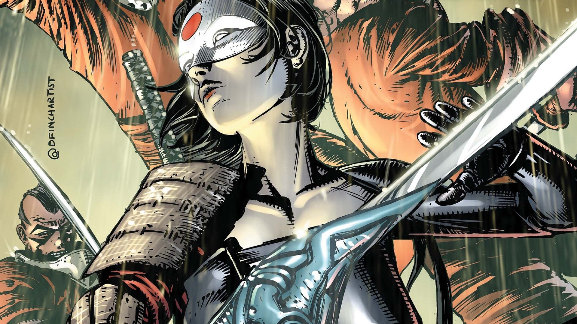 Download Comic Katana (DC Comics) HD Wallpaper