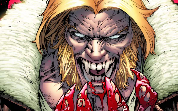 Sabretooth (X-Men) Comic First X-Men HD Desktop Wallpaper | Background Image