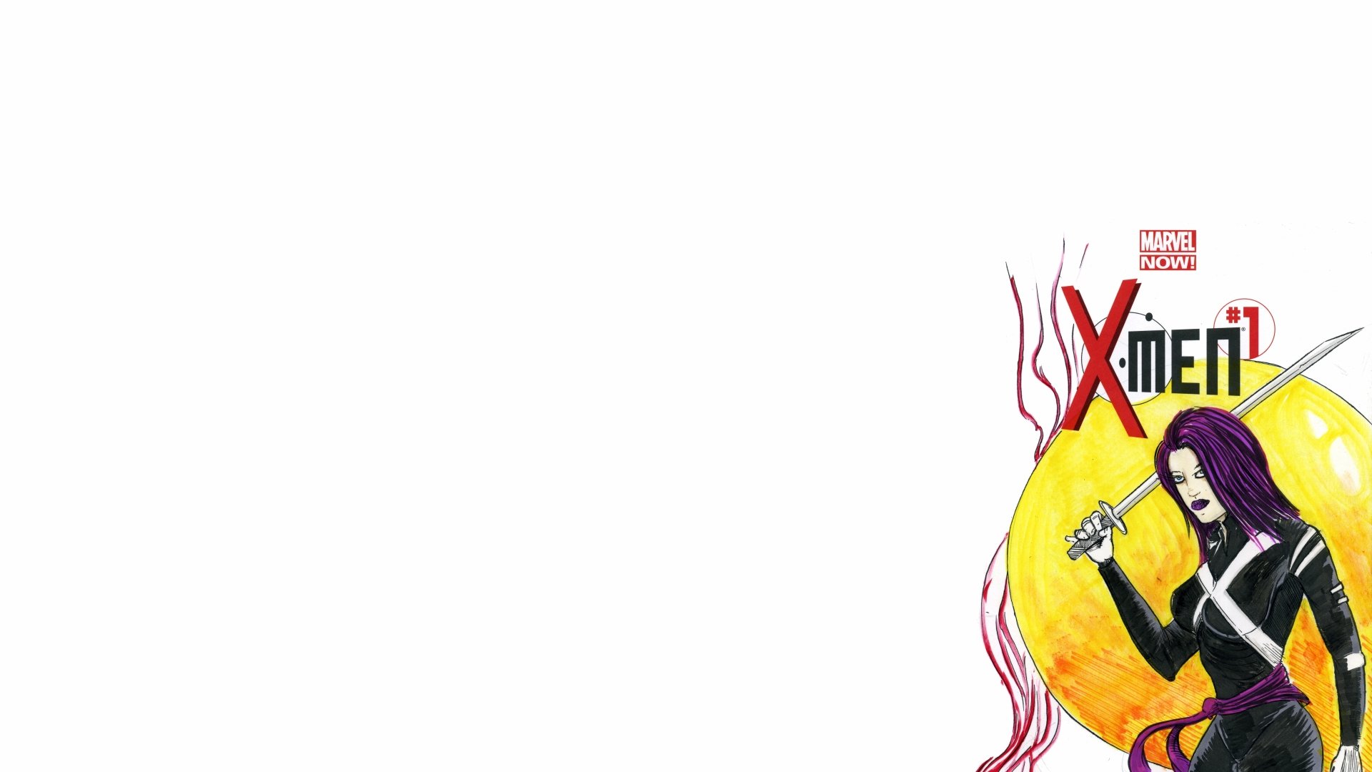 Download Psylocke (Marvel Comics) Comic X-Men 8k Ultra HD Wallpaper