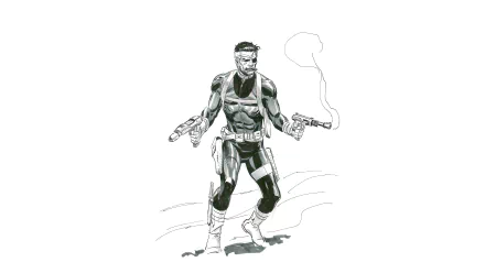 Comic Nick Fury HD Desktop Wallpaper | Background Image