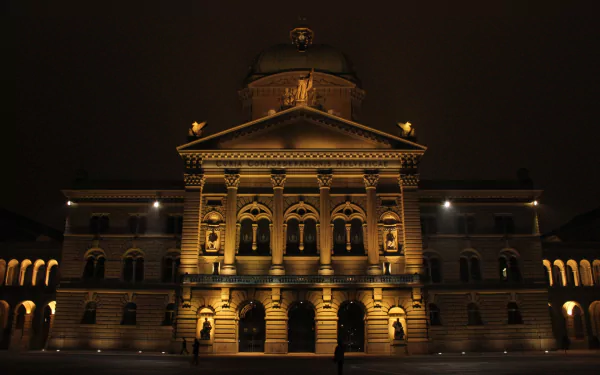 man made Swiss Parliament Building HD Desktop Wallpaper | Background Image