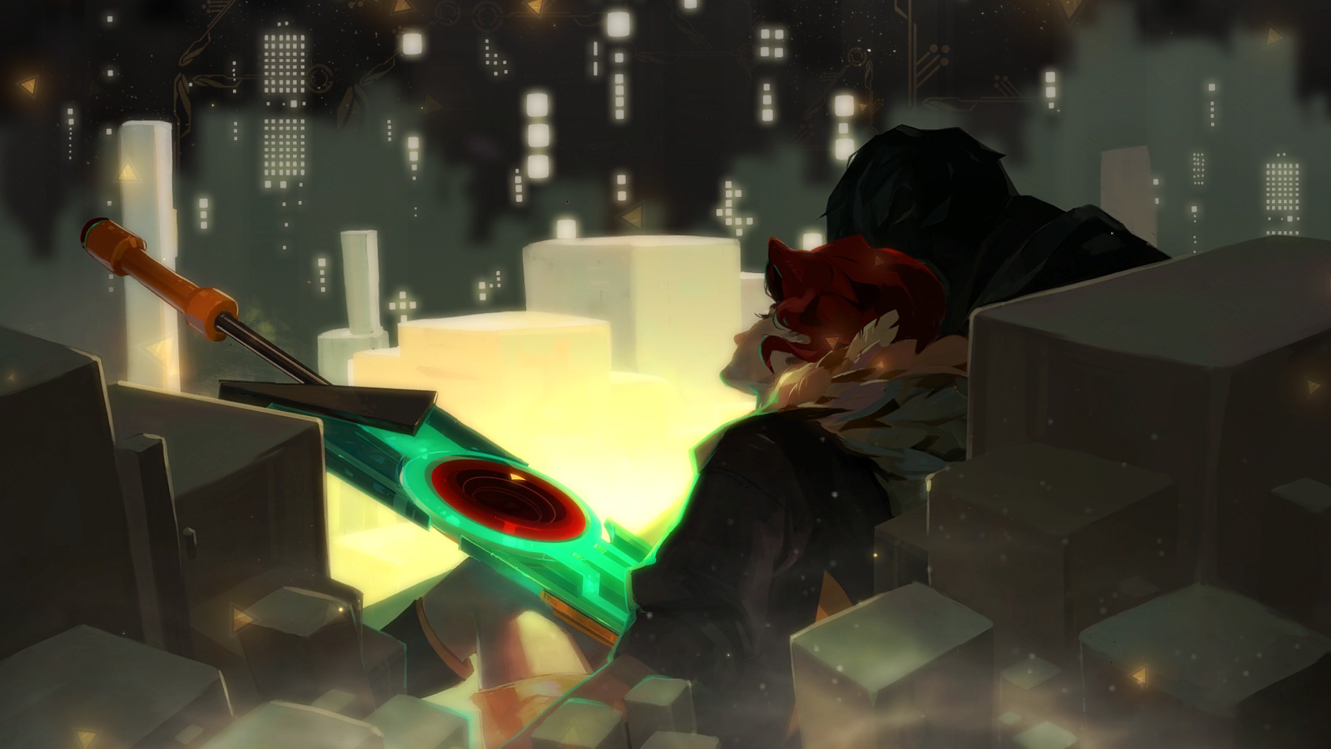 transistor game art and Wallpaper HD Image Full Background Transistor