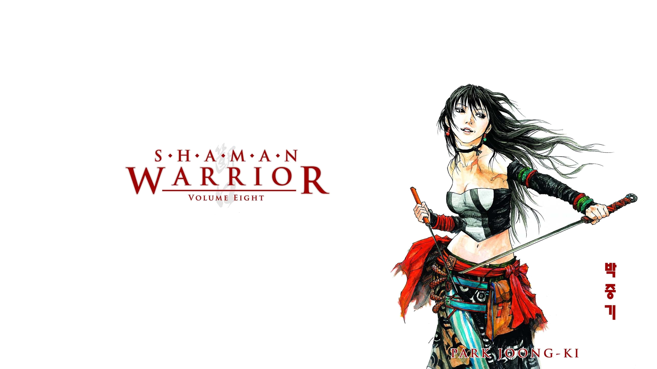 Comics Shaman Warrior HD Wallpaper