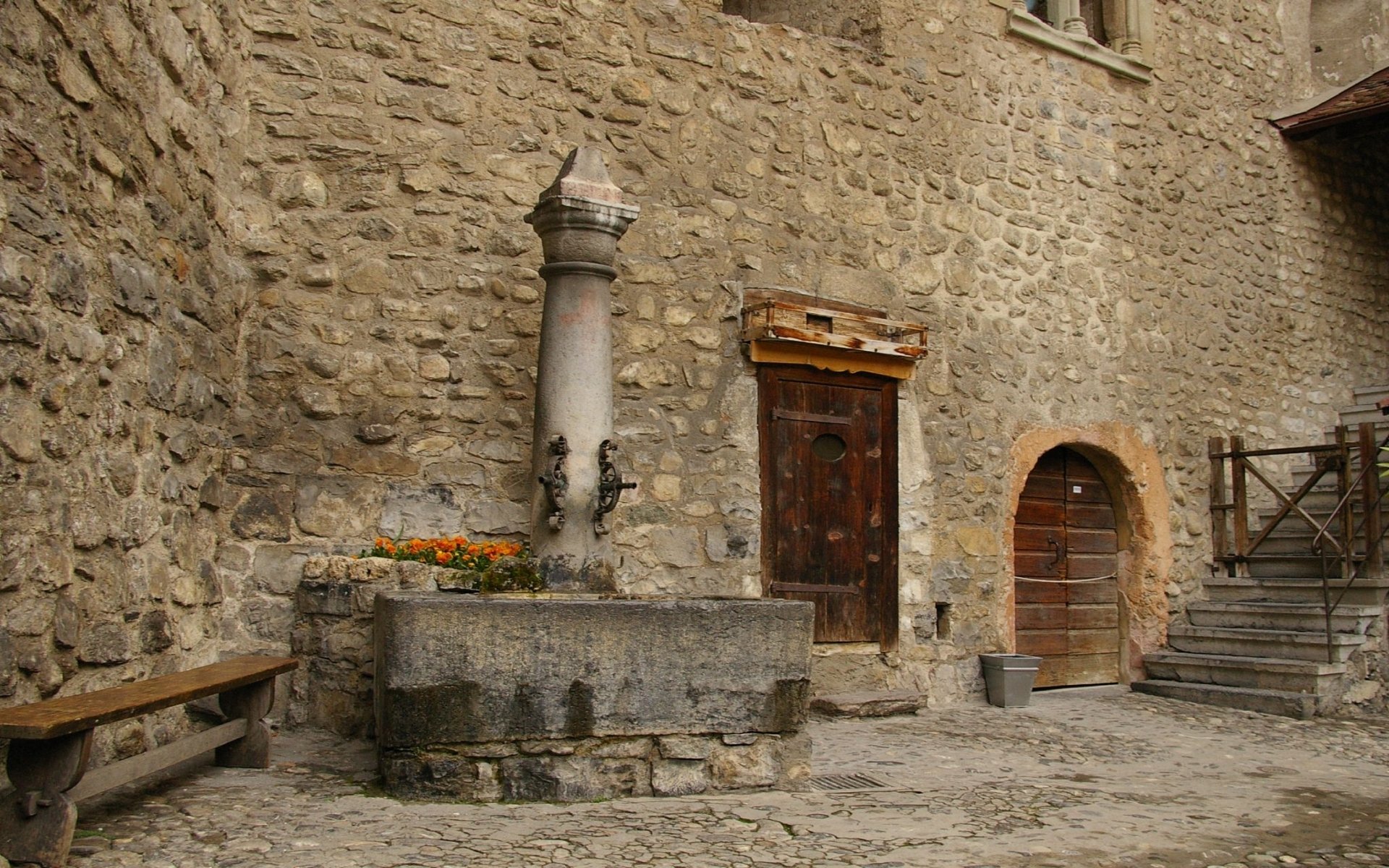 Download Switzerland Veytaux Man Made Chateau De Chillon HD Wallpaper