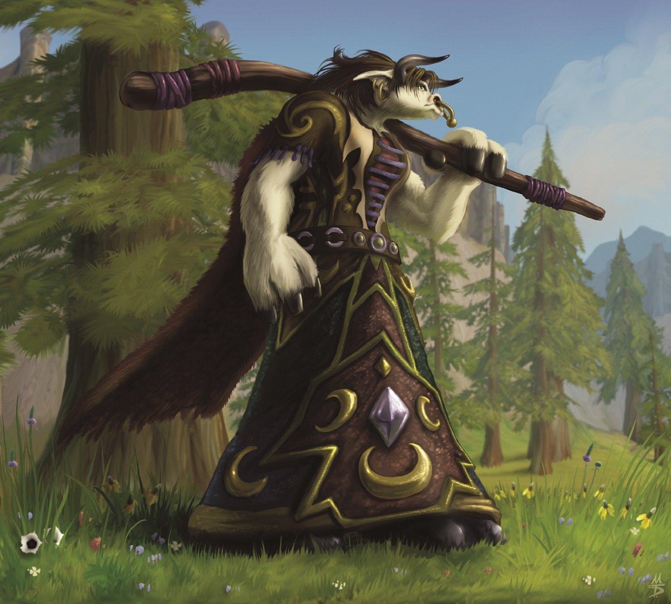 Download Tauren (World Of Warcraft) Video Game World Of Warcraft Wallpaper