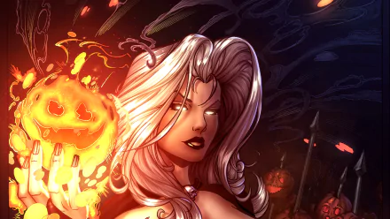 Comic Lady Death HD Desktop Wallpaper | Background Image