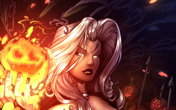 Comic Lady Death HD Desktop Wallpaper | Background Image