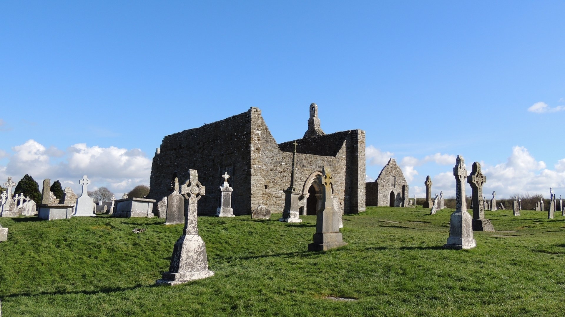 Religious Clonmacnoise Monastery HD Wallpaper