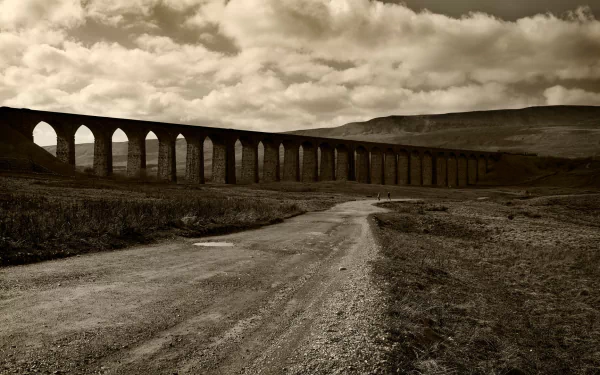 man made Ribblehead Viaduct HD Desktop Wallpaper | Background Image