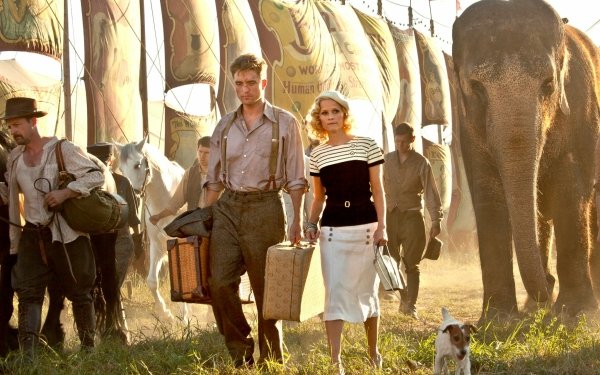 Movie Water For Elephants Robert Pattinson Reese Witherspoon HD Wallpaper | Background Image