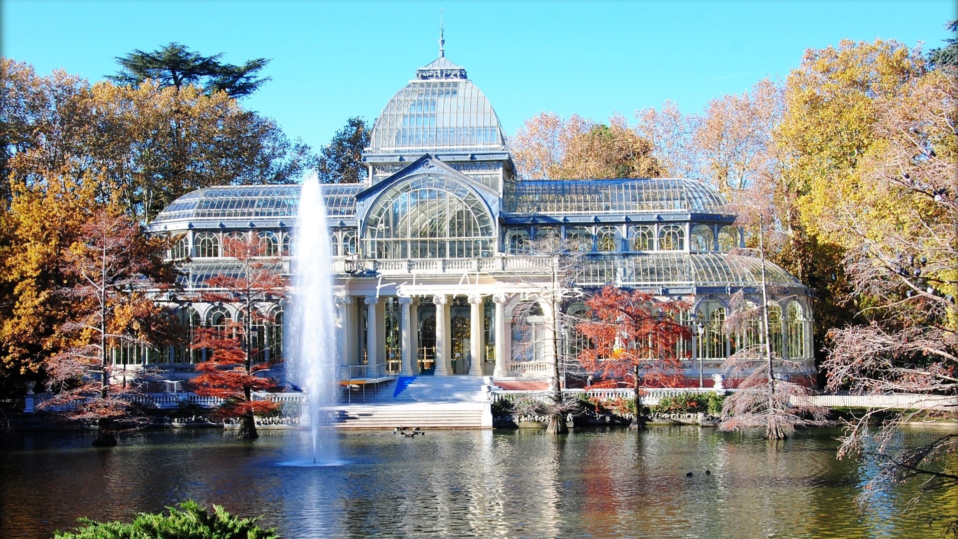 Download Man Made Palacio De Cristal HD Wallpaper