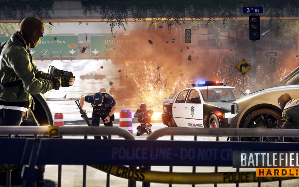 Battlefield: Hardline Battlefield video game HD Desktop Wallpaper | Background Image